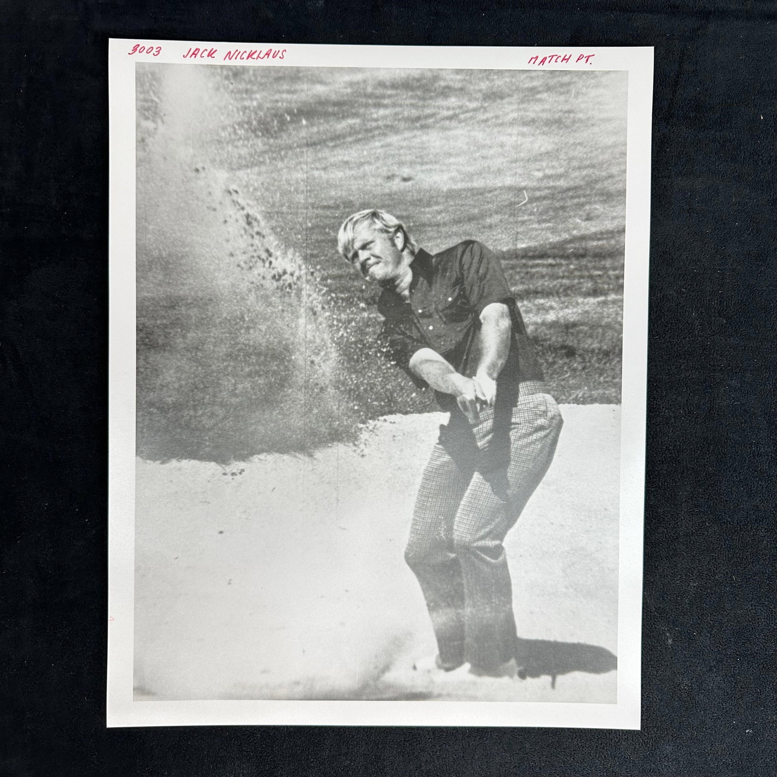 Jack Nicklaus Black and White Analog Photo Print Editorial Golf Photograph (1 of 7)