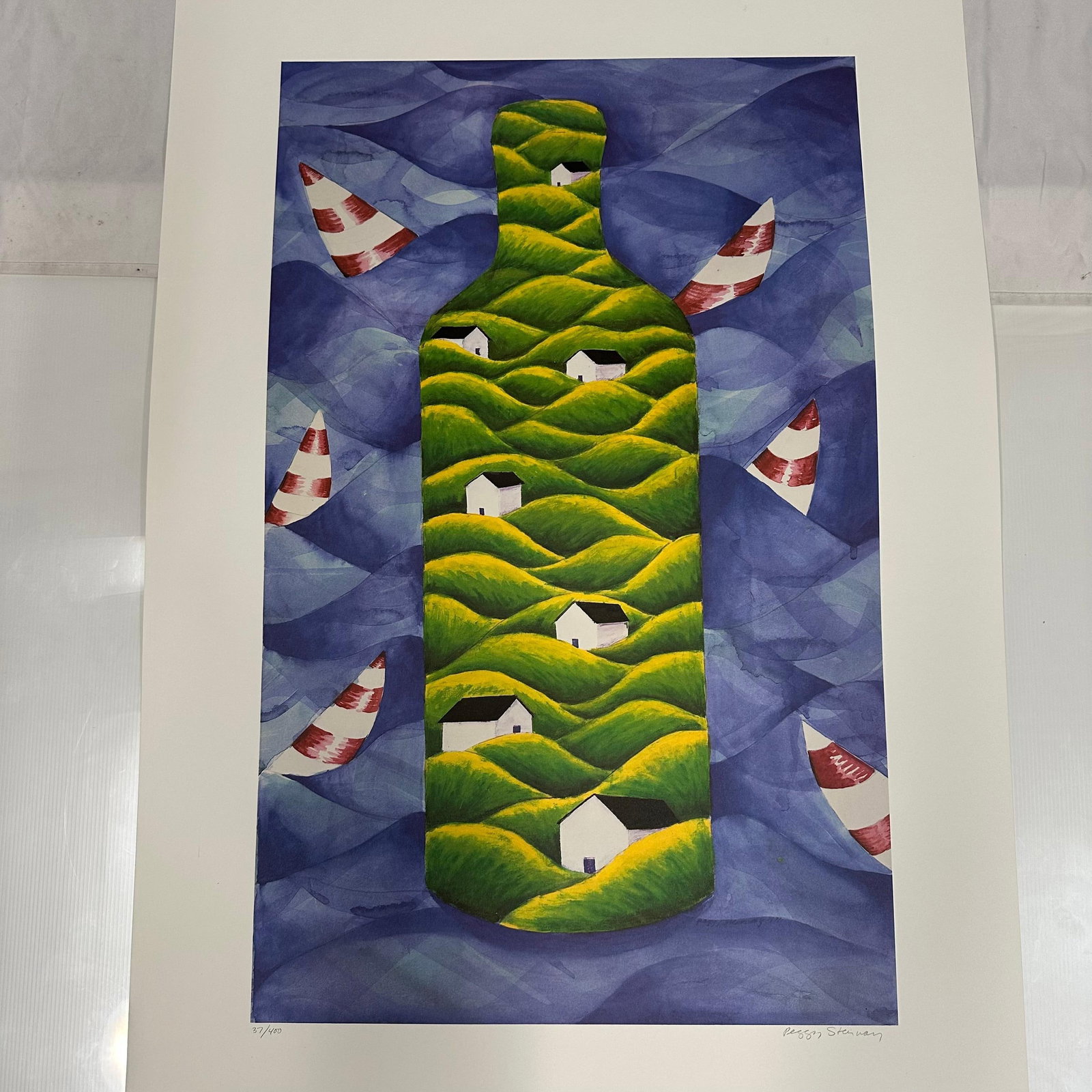 Absolut Statehood Connecticut Peggy Steinway Print Signed and Numbered (1 of 7)