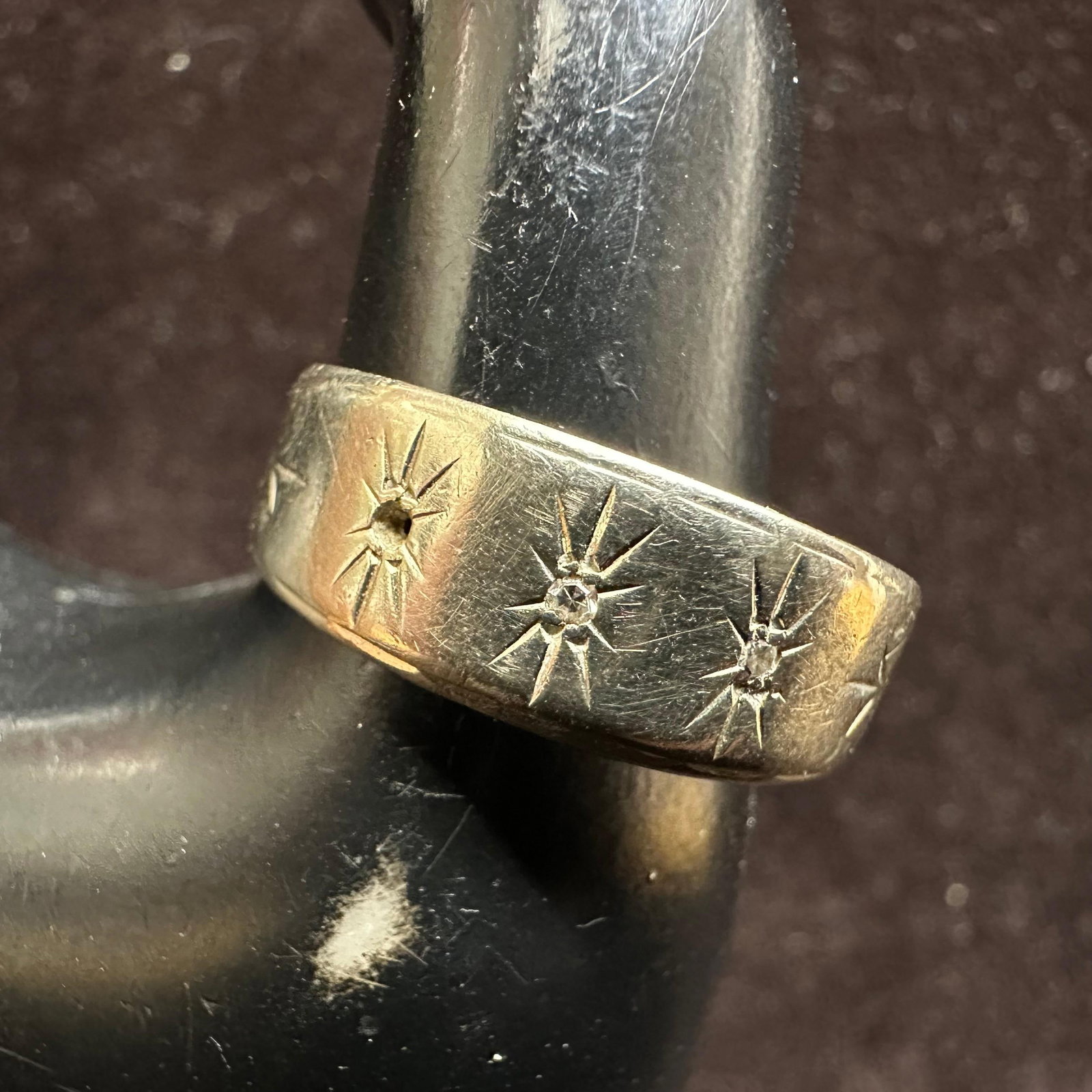 Moissanite Diamond Accent 14K White Gold Jewelry Piece: This item is in good pre-owned, previously used/displayed condition with noticeable light wear and surface scratches. Please reference all photos for full details. This piece of jewelry has been