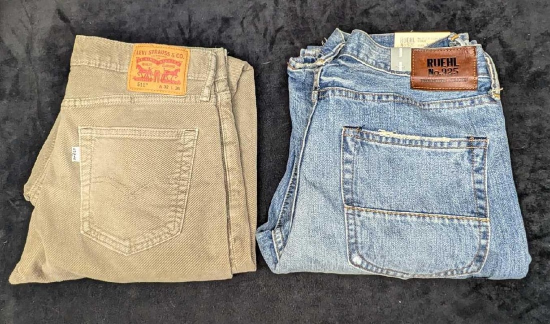 Men's Size 32 Levis And Ruehl Mercer Low Rise Jeans (1 of 10)