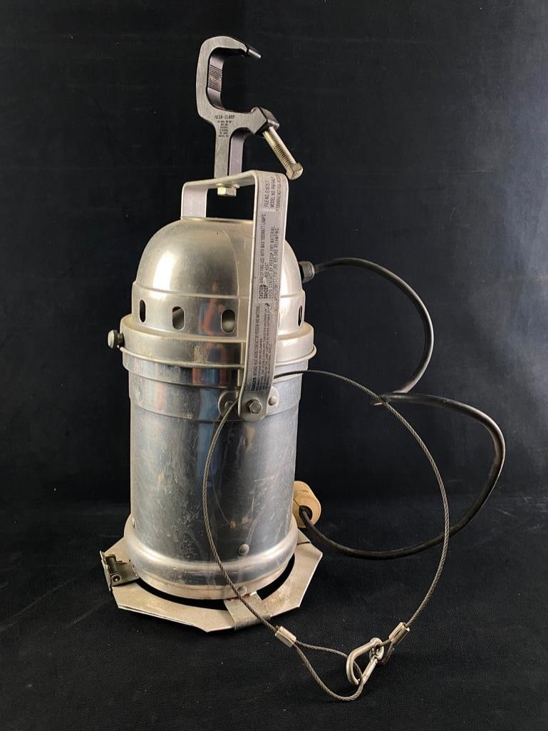 Professional Stage Light PAR 64: Professional Stage Light PAR 64 Techni Lux PAR 64 reflector lamp stage light for theater and production lighting. The can is made of aluminum, and the lamp is a General Electric PAR 64 reflector bulb.