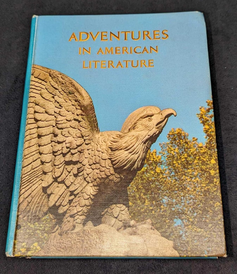 Adventures In American Literature Hardcover: Adventures In American Literature Hardcover. This was written by a team of writers and was published by Harcourt, Brace & World (New York) and copyrighted in 1968. The school book is approx 7 1/4" x 1