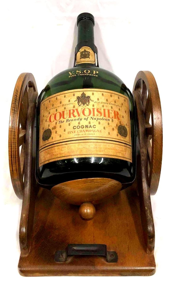 Vintage Courvoisier VSOP Cannon With Bottle (1 of 9)