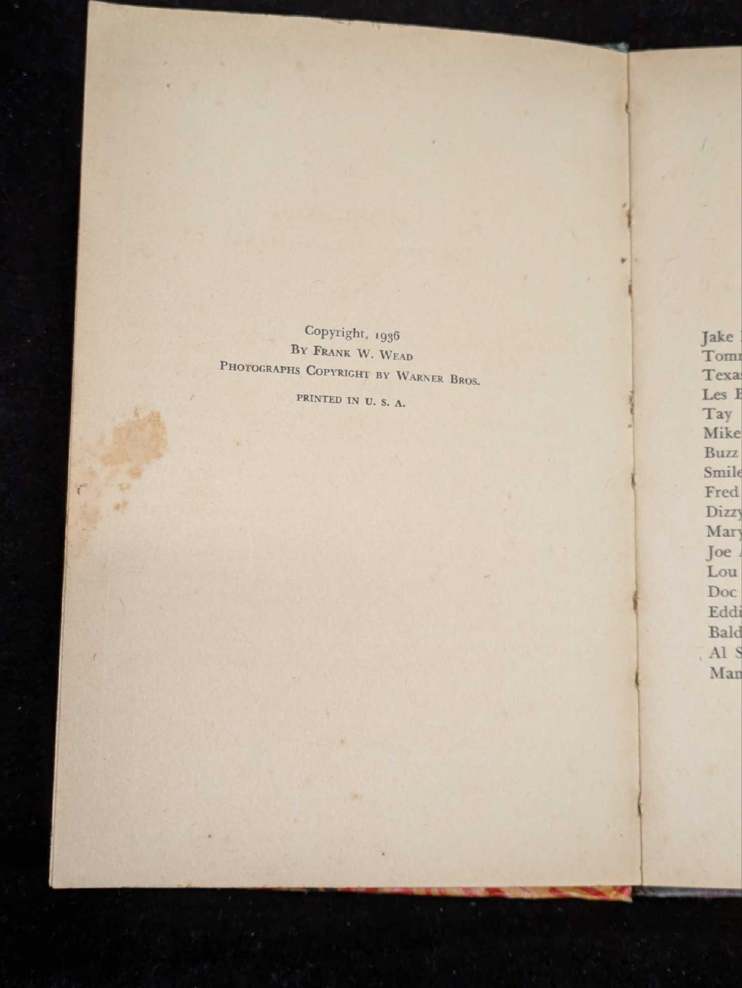 Ceiling Zero By Sidney Davidson Hardcover Book - 6