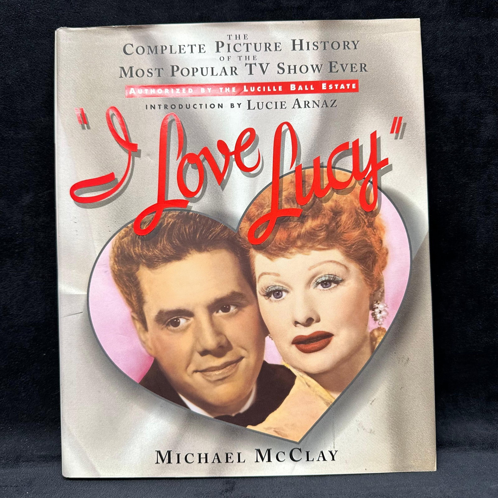 Hardcover Table Book I Love Lucy The Complete Picture History: The condition shows general handling wear, scuffing, and surface marks to the cover, consistent with age. Includes dust jacket. This item is in good pre-owned, previously displayed condition with ligh