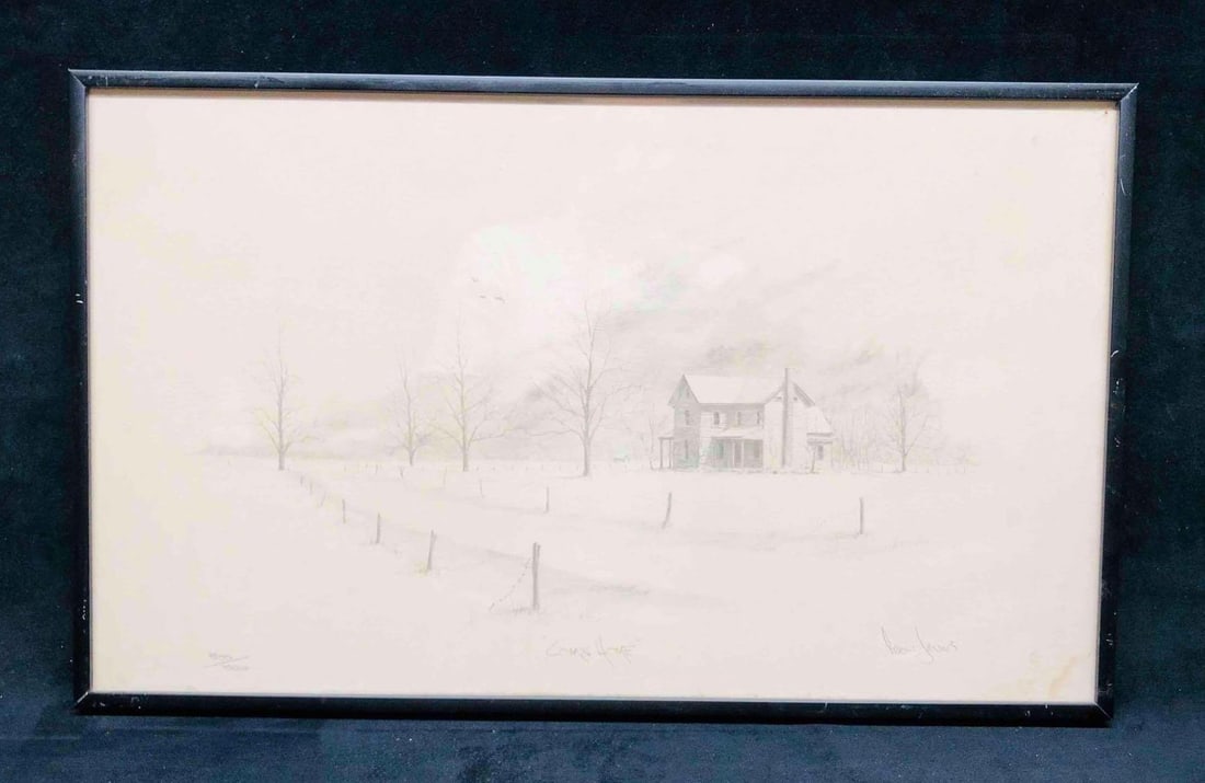 Signed & Numbered "Comin Home" Limited Edition Print By Louis Jones: This lot contains a Signed & Numbered "Comin Home" Limited Edition Print By Louis Jones. It is approx 12 1/4" x 20 1/4" and it weighs about 3.2lbs. Print number 535 of 5,000. Overall the print is in