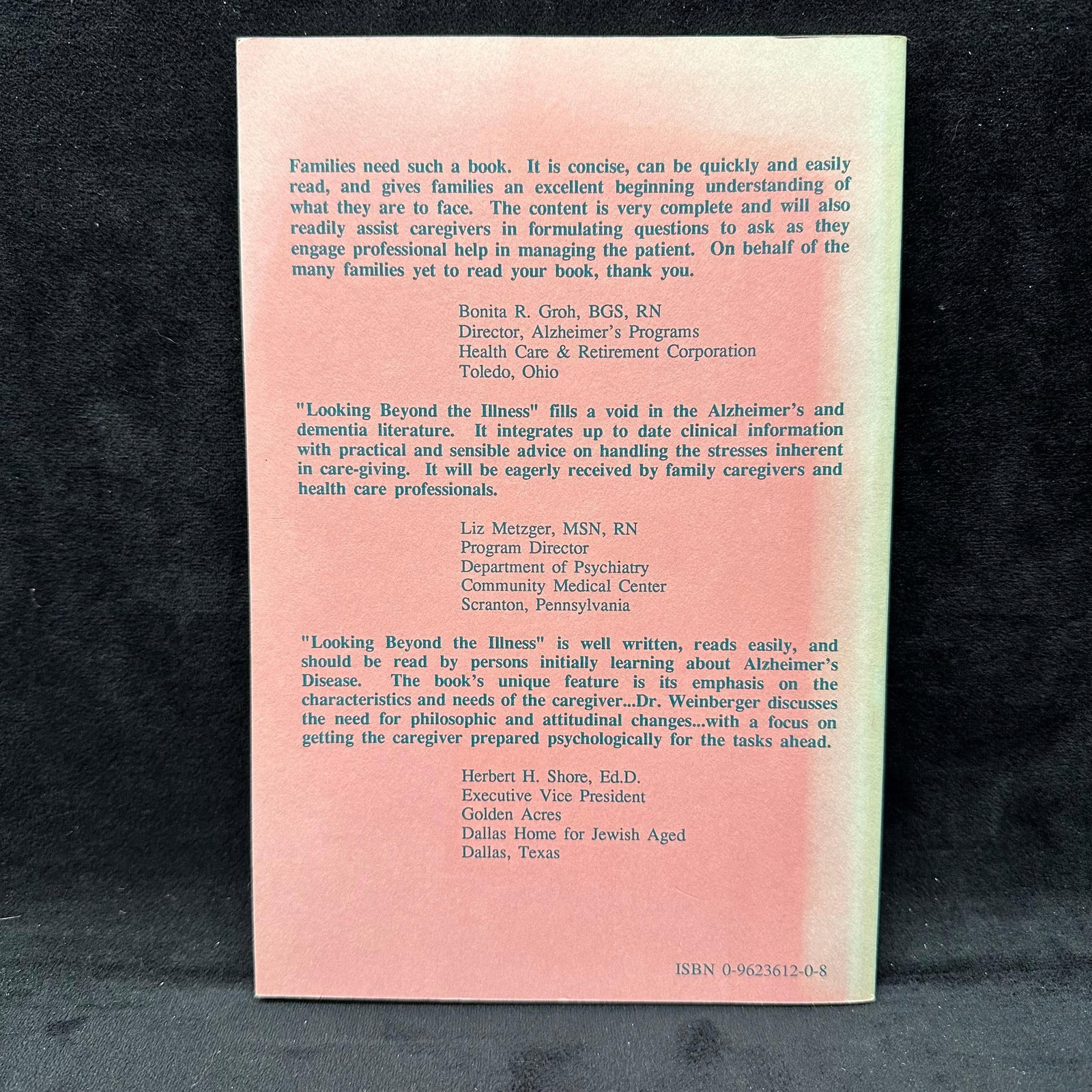 Looking Beyond The Illness Signed Softcover Book - 2