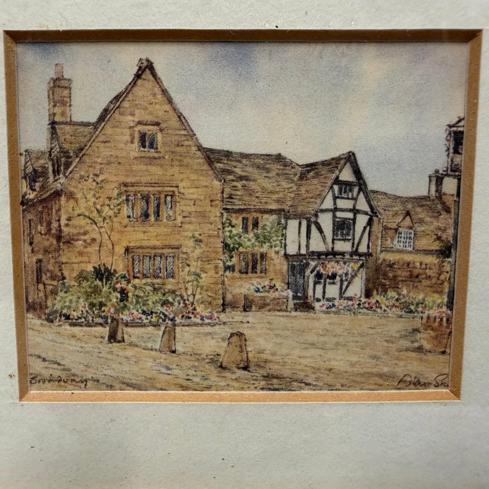 Miniature Broadway Hotel Art Print Framed - 4