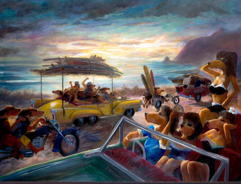 S&N Ivan Clarke "Surf Highway" Large Giclée (1 of 1)