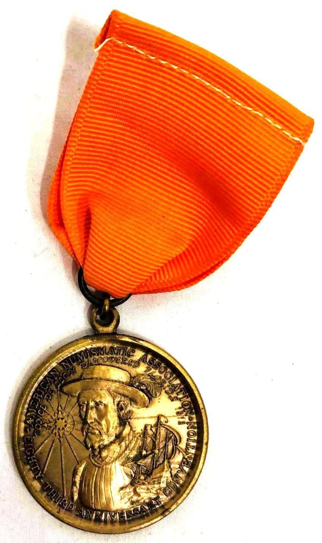 American Numismatic Association Eighty Third Anniversary Convention Medal: American Numismatic Association Eighty Third Anniversary Convention Medal This fine medal has been tested and researched to the best of our abilities, and is authentic to the best of our knowle