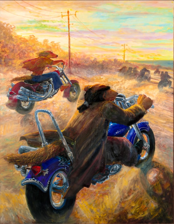 S&N Ivan Clarke "Bound for Beaconsfield" Large Giclée: S&N Ivan Clarke "Bound for Beaconsfield" Large Giclée Signed and numbered giclee on canvas print of Bound for Beaconsfield by Ivan Clarke. Comes in the original tube with the COA. Thi