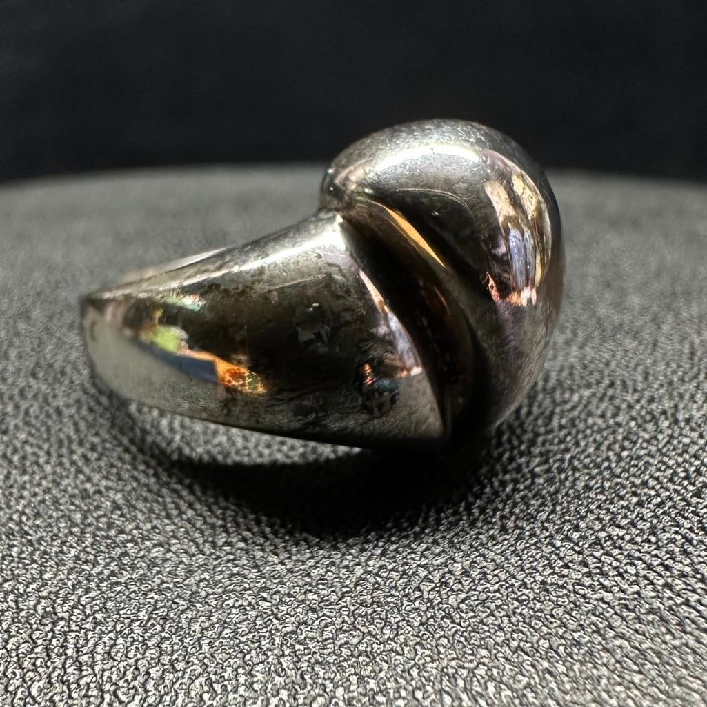 Abstract Sterling Ring