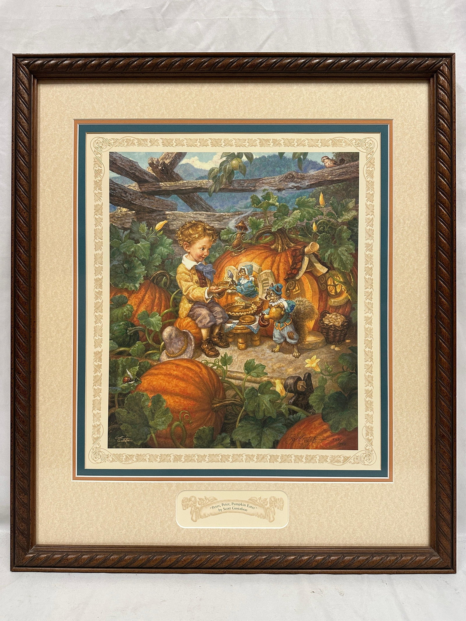 Peter Peter Pumpkin Eater Signed and Numbered Art Print by Scott Gustafson (1 of 5)