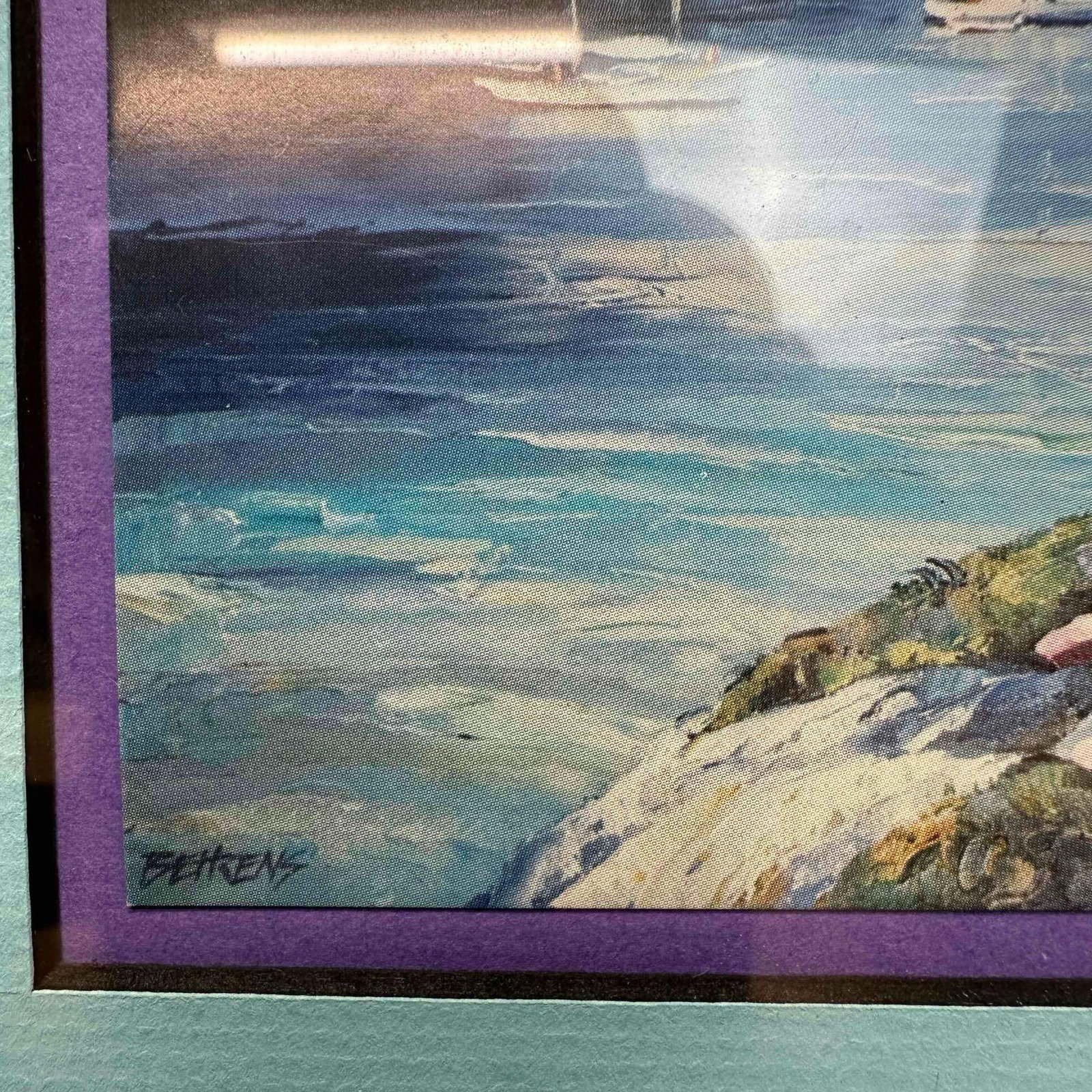 Howard Behrens Offset Lithograph Artwork Set Three Framed Lithographs - 13