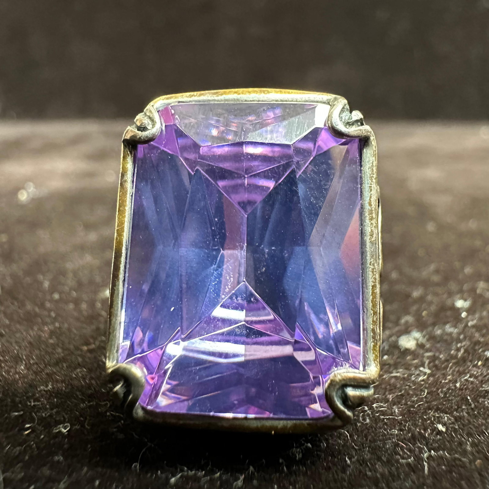 Silpada Lavender Fields Sterling Silver Large Amethyst Statement Ring - 3