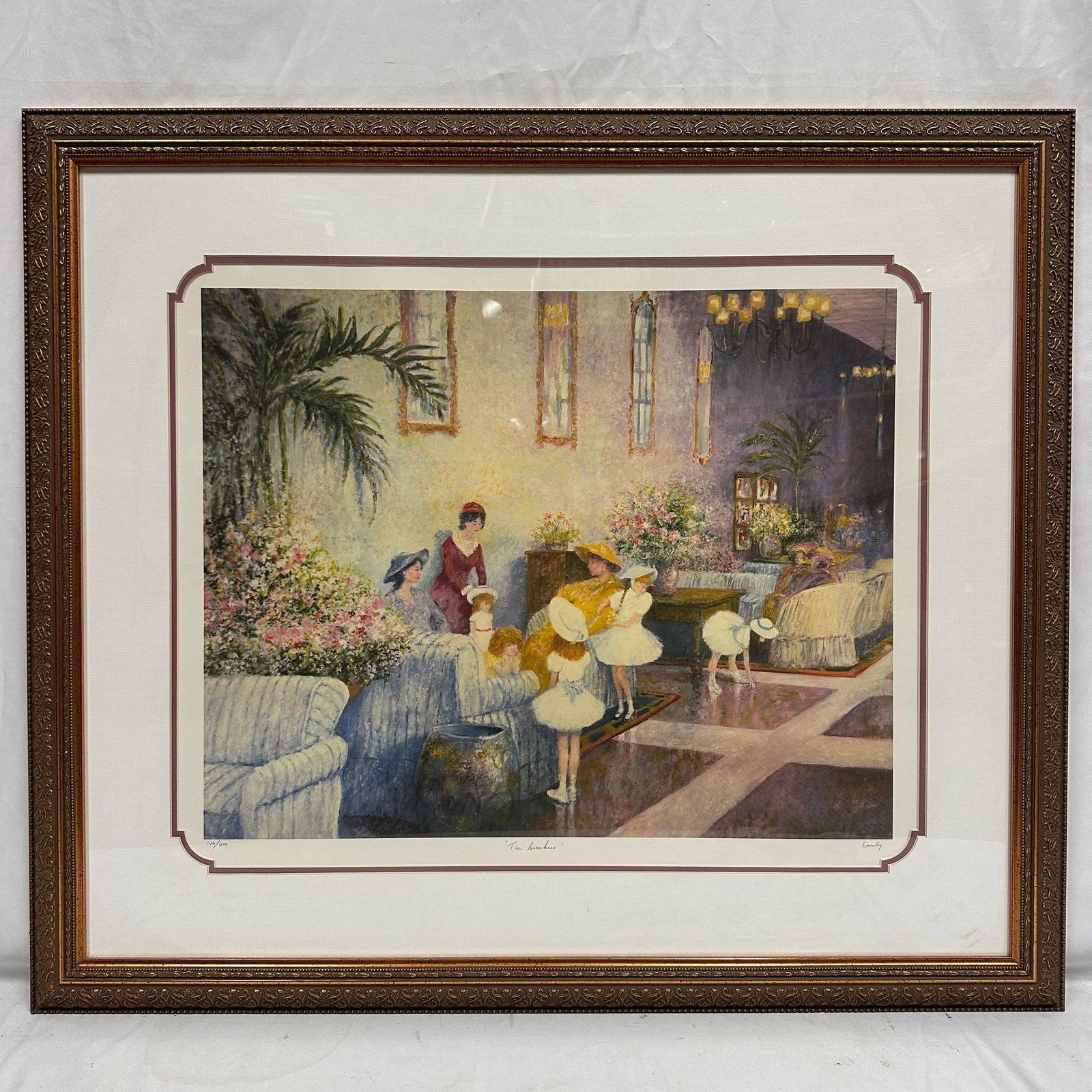 Joseph Dawley The Break Limited Edition Lithograph Framed