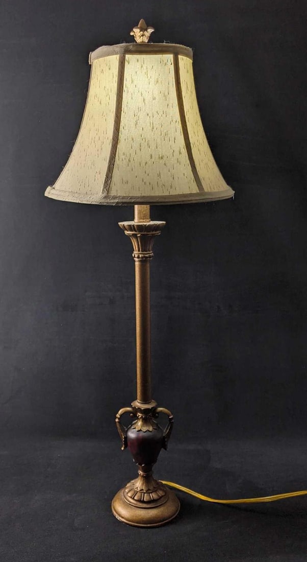 Table Lamp Brass Colored Lamp Vase Design - 3