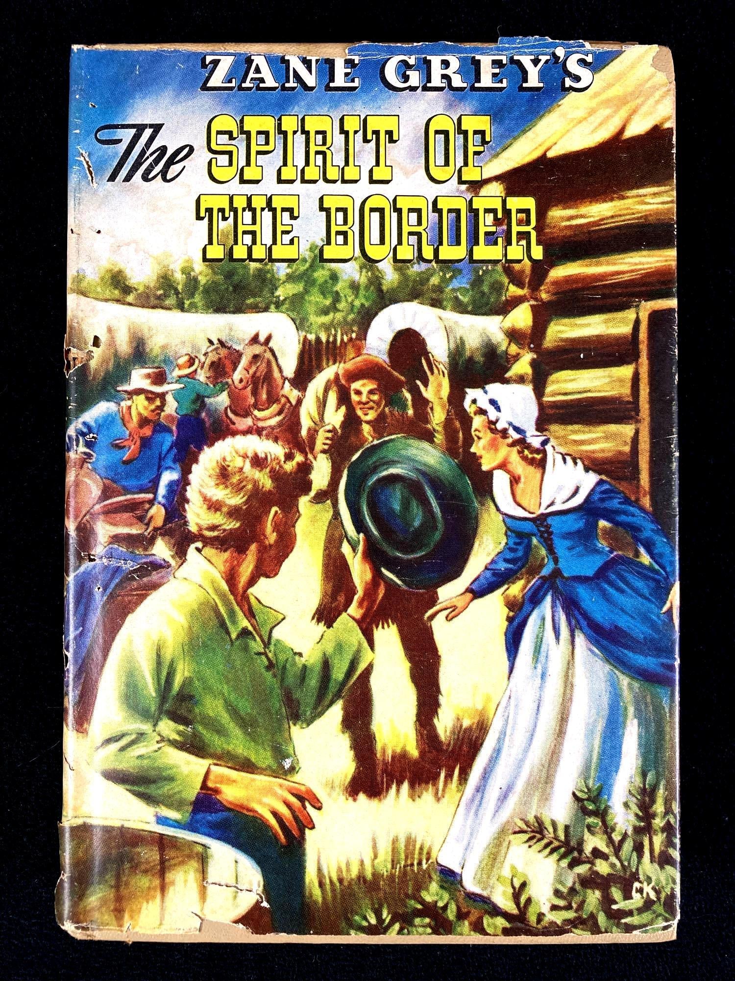 Zane Grey's The Spirit of the Border 1950: Up for auction is Zane Grey's book The Spirit of the Border published in 1950. Author: Zane Grey Year: 1950 Pages: 250 Publisher: The Whitman Publishing Company This auction includes: 
