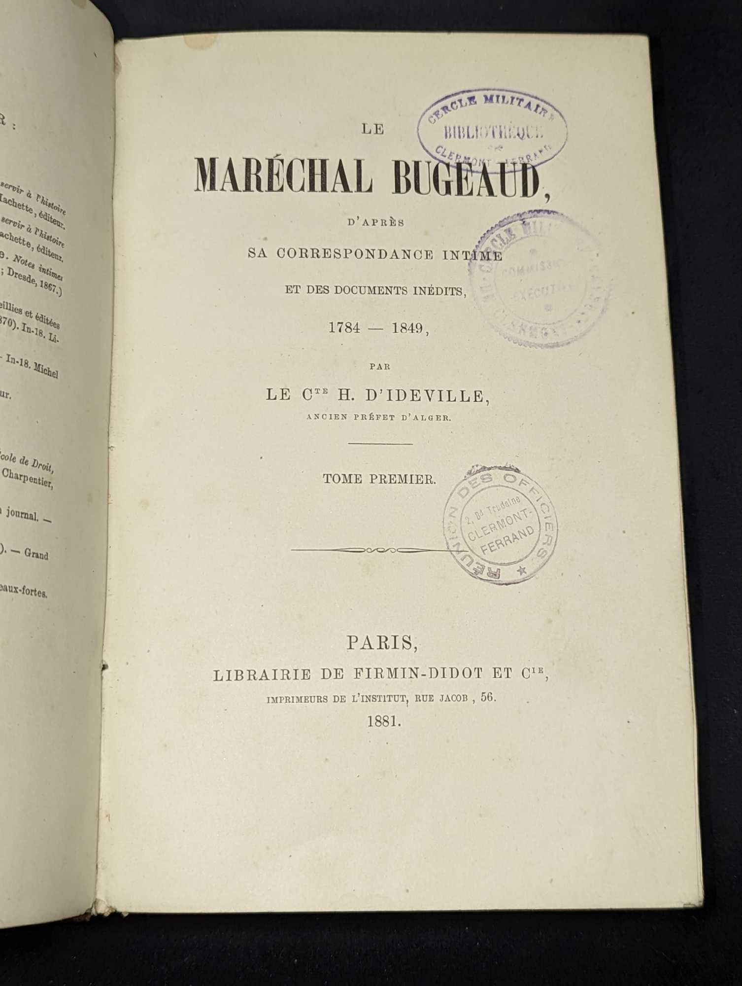 D'apres Sa Correspondance Intime Et Des Documents Inedits: D'apres Sa Correspondance Intime Et Des Documents Inedits. Volume 1. This hardcover book was published by Librairie De Firmin (Paris) in 1881. The text included in this book is all French.