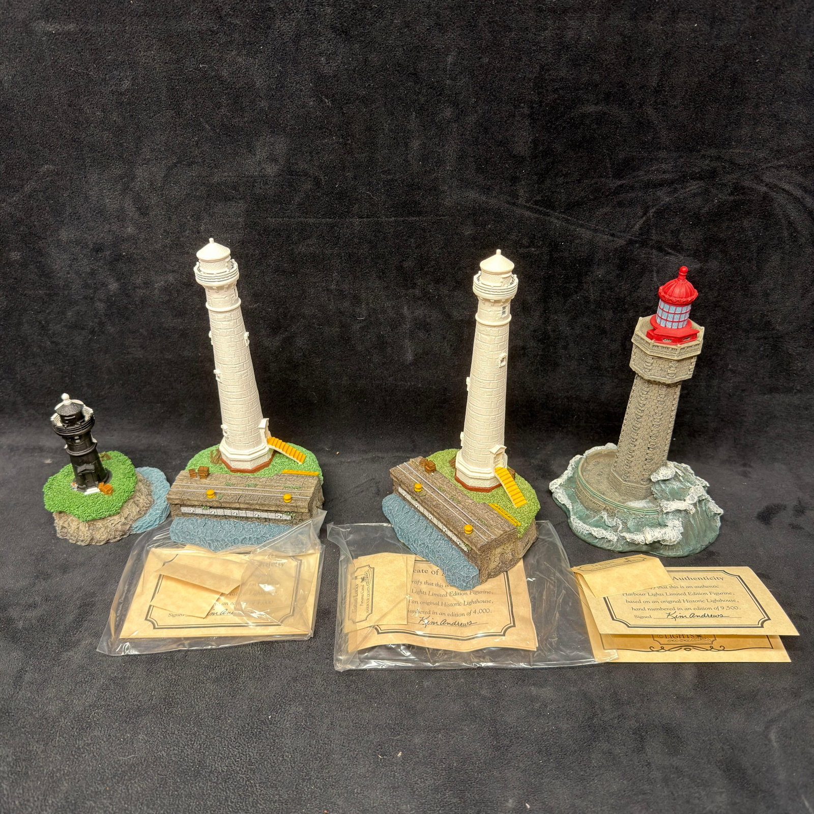 Harbour Lights International Lighthouse Landmark Figurines Panama Canal and France (1 of 5)