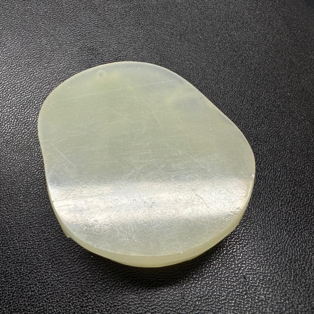 White "Mutton Fat" Jade Guanyin Pendant - 2