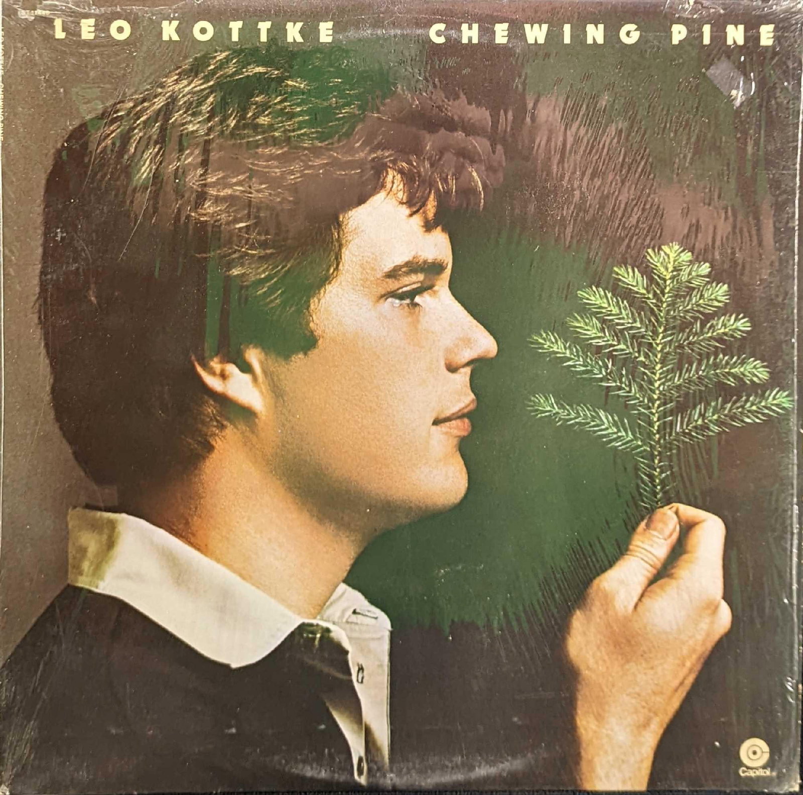 Leo Kottke – Chewing Pine: Leo Kottke – Chewing Pine. This was released by Capitol Records in 1975. Jacksonville Pressing. Is approx 12 3/8" x 12 1/4" and it weighs 0.60lb. The record has some signs of light wear and ligh