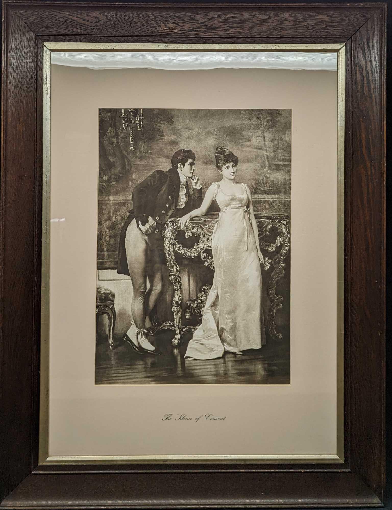 Framed John Haynes Williams Silence Of Consent Print (1 of 6)