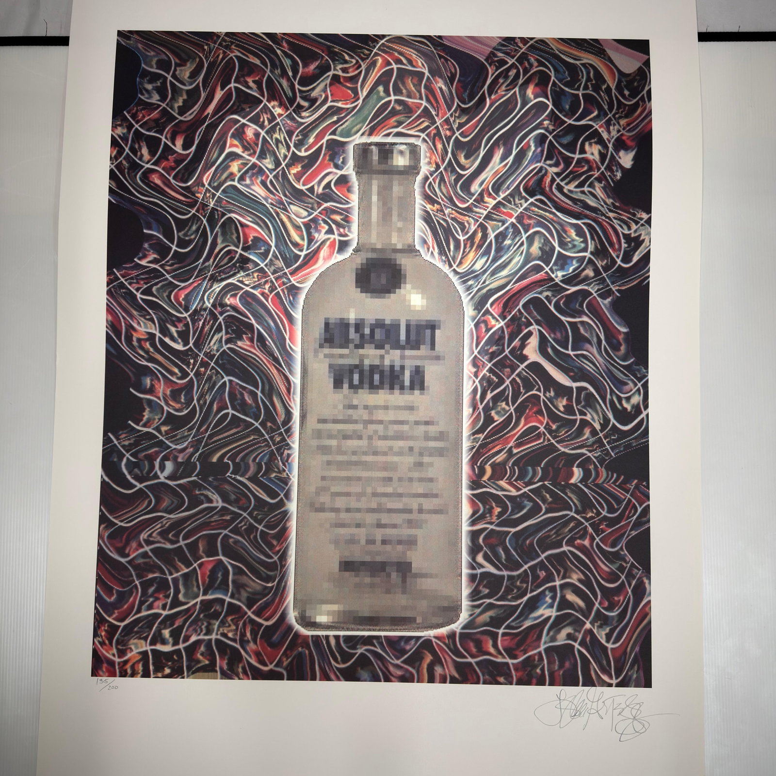 Absolut Gartel Signed and Numbered Digital Art Print Laurence Gartel #135 (1 of 6)