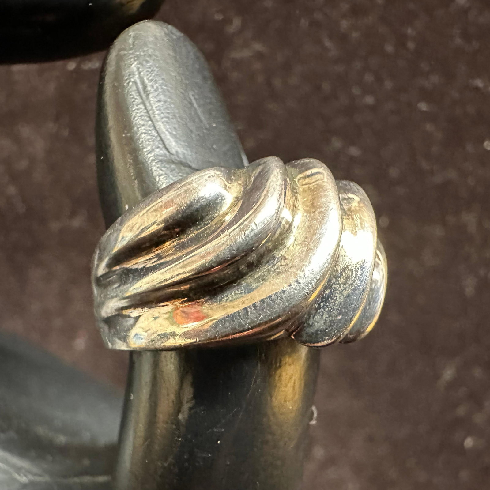 Sterling Silver NF 925 Wave Design Dimensional Fine Ring: This item is in good pre-owned, previously used/displayed condition with noticeable light wear and surface scratches. Please reference all photos for full details. This piece of jewelry has been teste