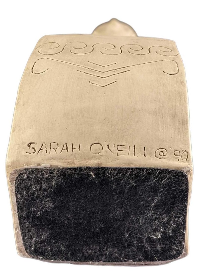 Medium Sarah O'Neill Ceramic Two Faced Statue - 6