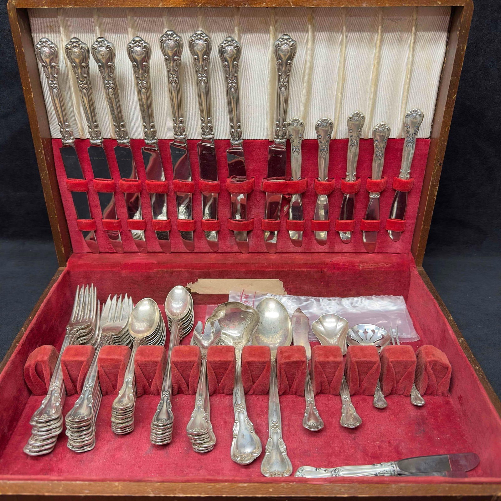 Gorham Chantilly Flatware Sterling Silver Silverware 70 Pieces - 3