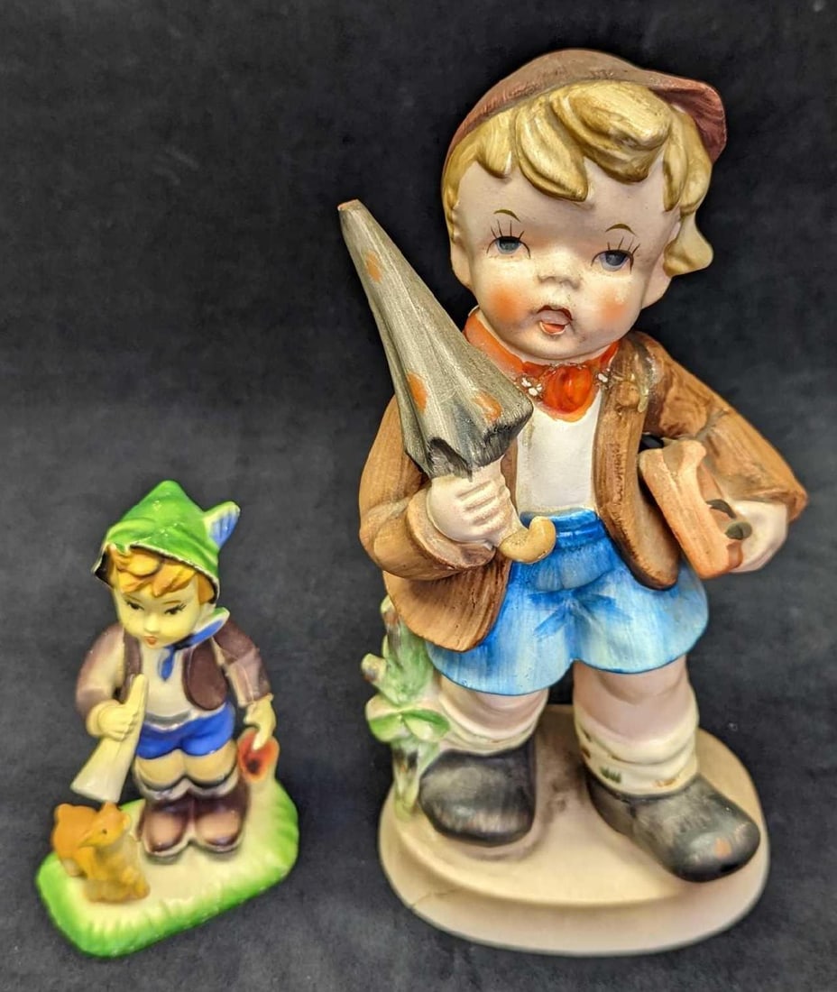 Two Vintage Hummel Style Boy Figurines (1 of 8)