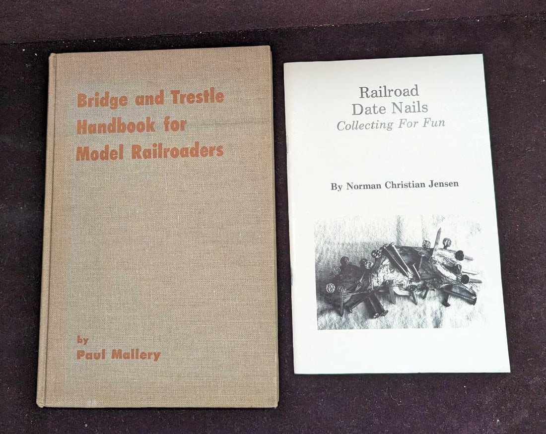 Bridge And Trestle Handbook & Railroad Date Nails For Fun Booklet: Bridge And Trestle Handbook & Railroad Date Nails For Fun Booklet. This lot includes: (1) Bridge And Trestle Handbook For Model Railroaders By Paul Mallery. This was published by the Simmons-Board
