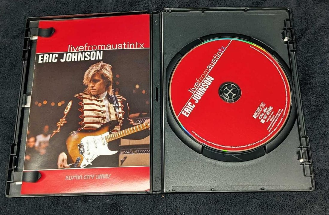 Eric Johnson Autographed Live From Austin DVD - 3