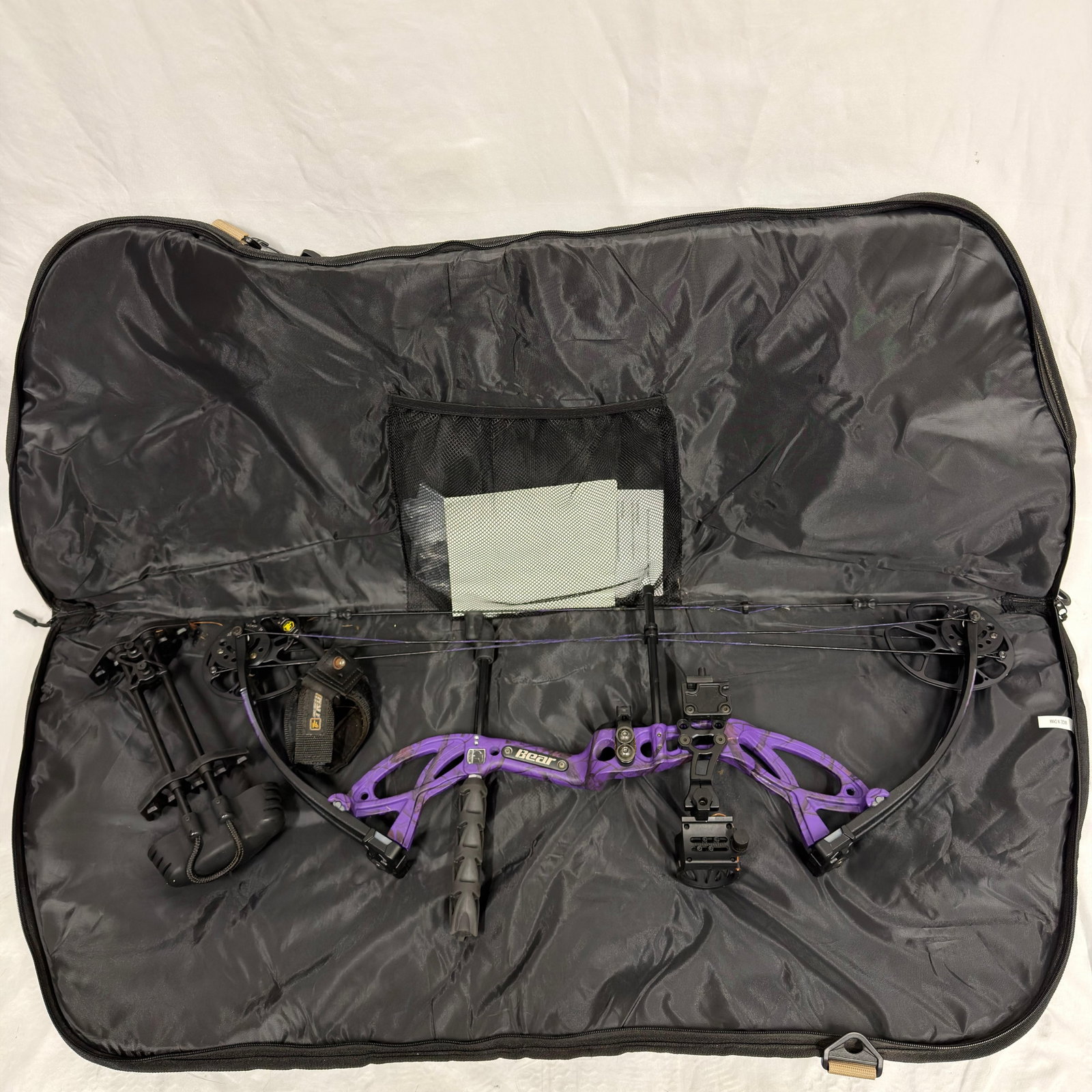 Bear Archery Purple Compound Bow with Case and Accessories (1 of 9)