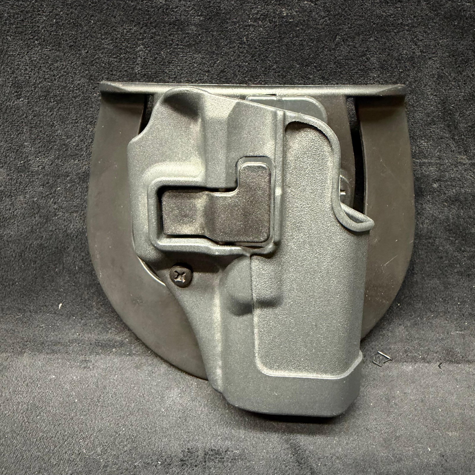 Blackhawk CQC Paddle Platform Holster Concealment: Marked Blackhawk. This item is in pre-owned, previously displayed condition with light wear, small imperfections, and surface scratches/markings. Please refer to all photos for full condition