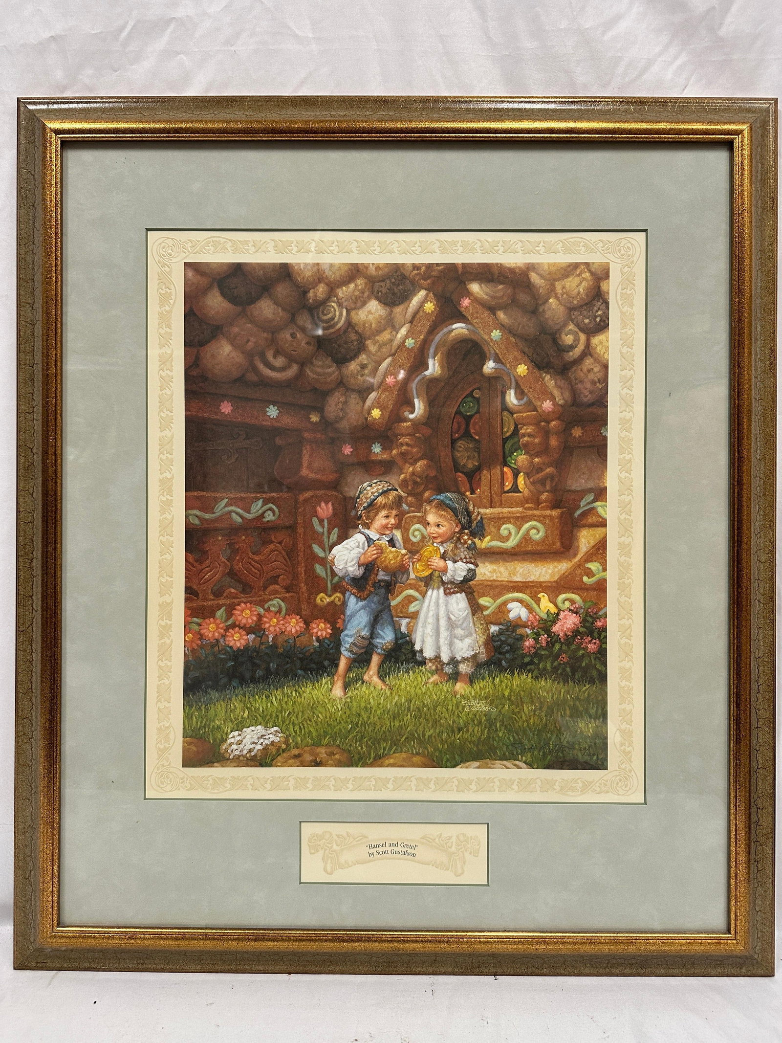 Scott Gustafson Hansel and Gretel Hand Signed and Numbered 809 of 3000 Art Print (1 of 5)