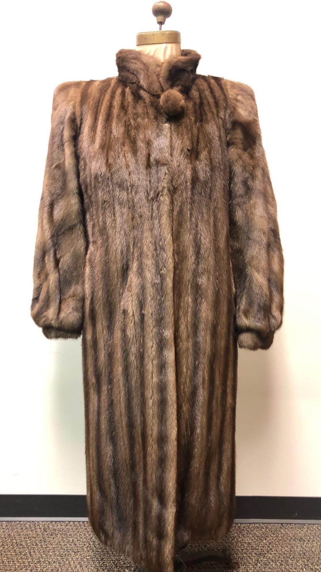 Mink Fur Coat Full Length Autumn Haze Pavlis (1 of 9)