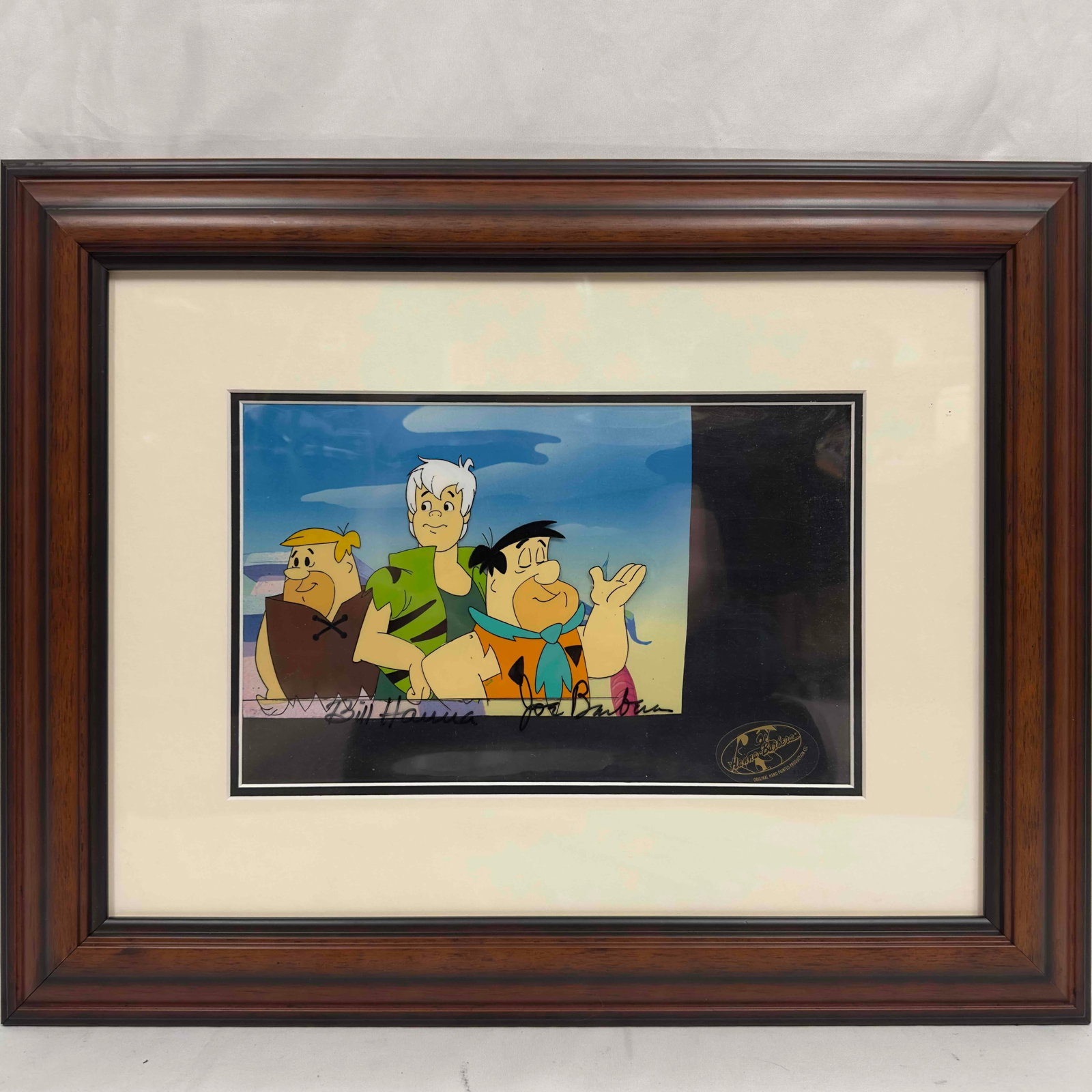 Hanna-Barbera Studio Hollyrock-a-Bye Baby Wise Fred Hand Painted Production Cel Signed Hanna-Barbera (1 of 11)