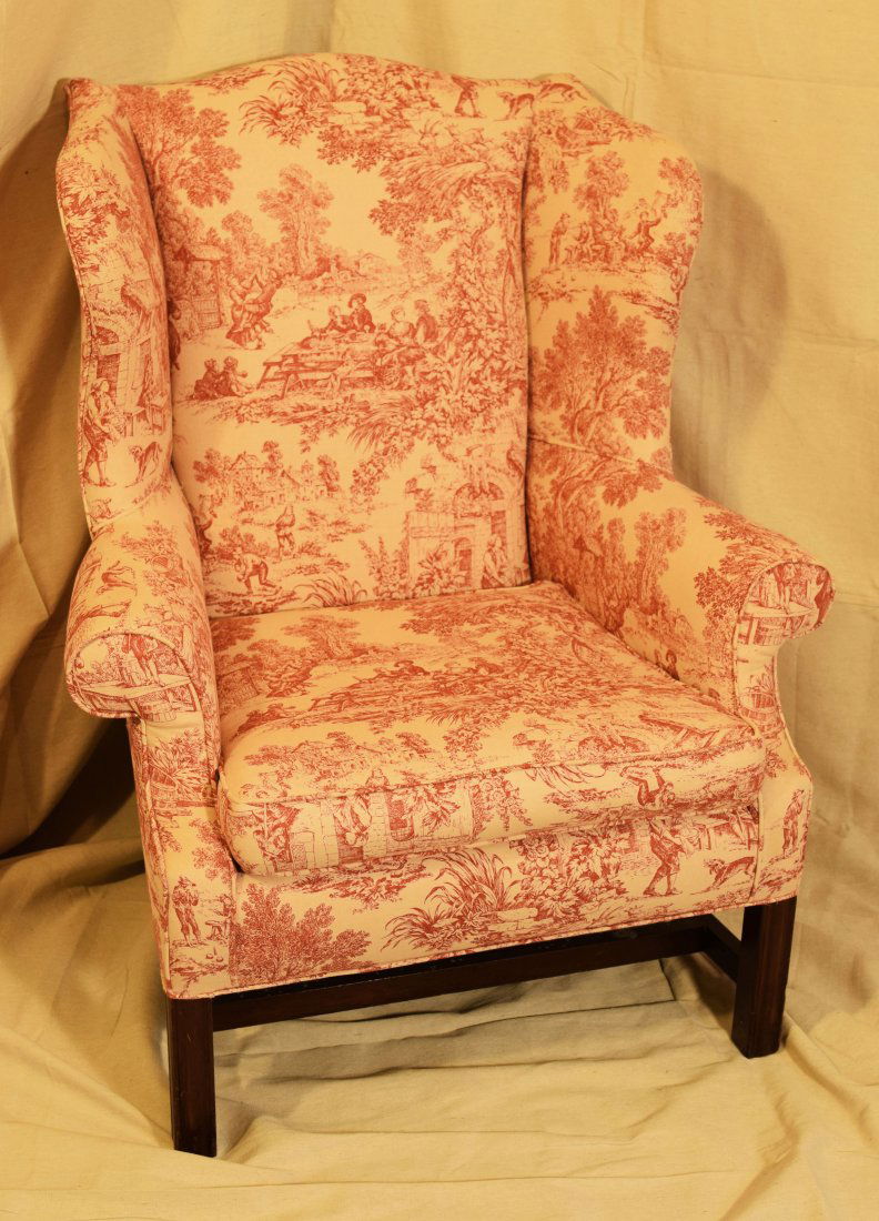 Chippendale Wing Chair (1 of 1)