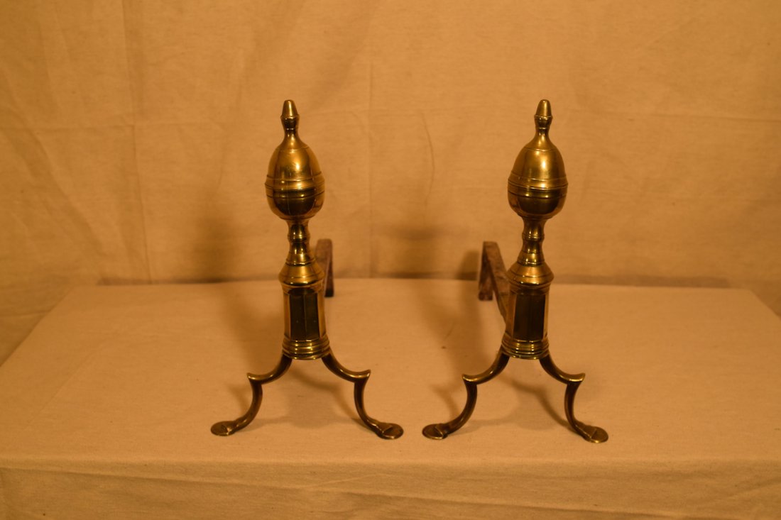 Brass Andirons (1 of 1)