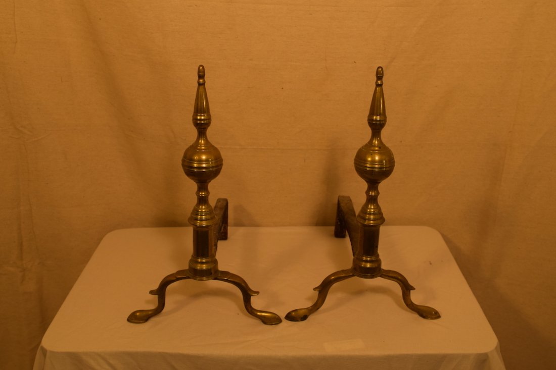 Brass Andirons (1 of 1)