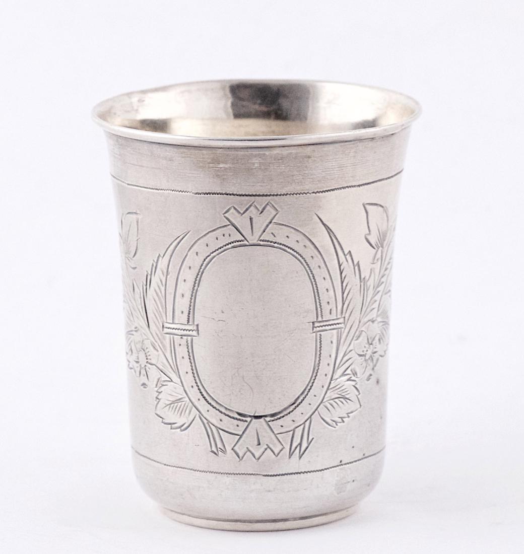 P.A .875 silver kiddush cup, Russia, Moscow (1896) (1 of 4)