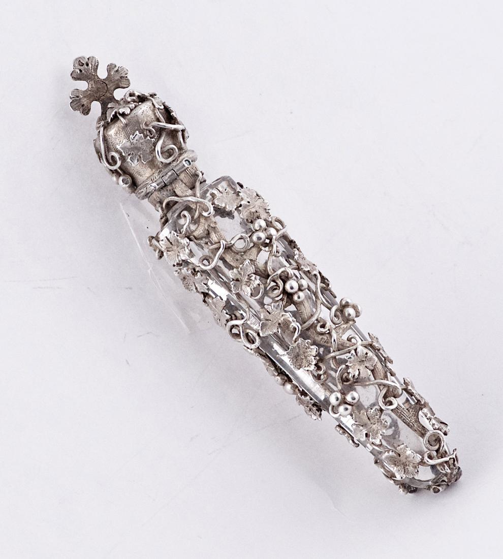 Unknown, .800 silver parfum bottle, France (XIX-XX) (1 of 3)