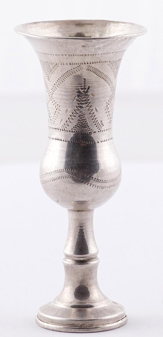 Jacob Fenigstein, George V, Sterling silver kiddush (1 of 5)