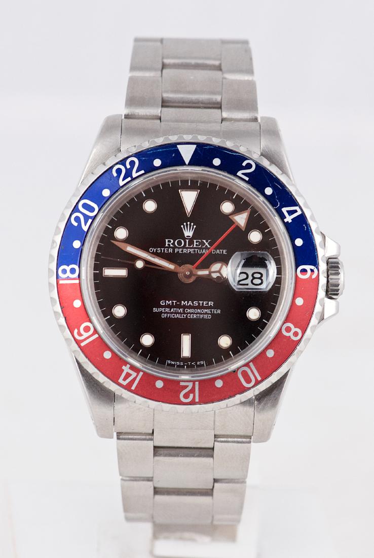 Rolex GMT-Master Ref 16700  With Faded Pepsi Bezel (1 of 8)
