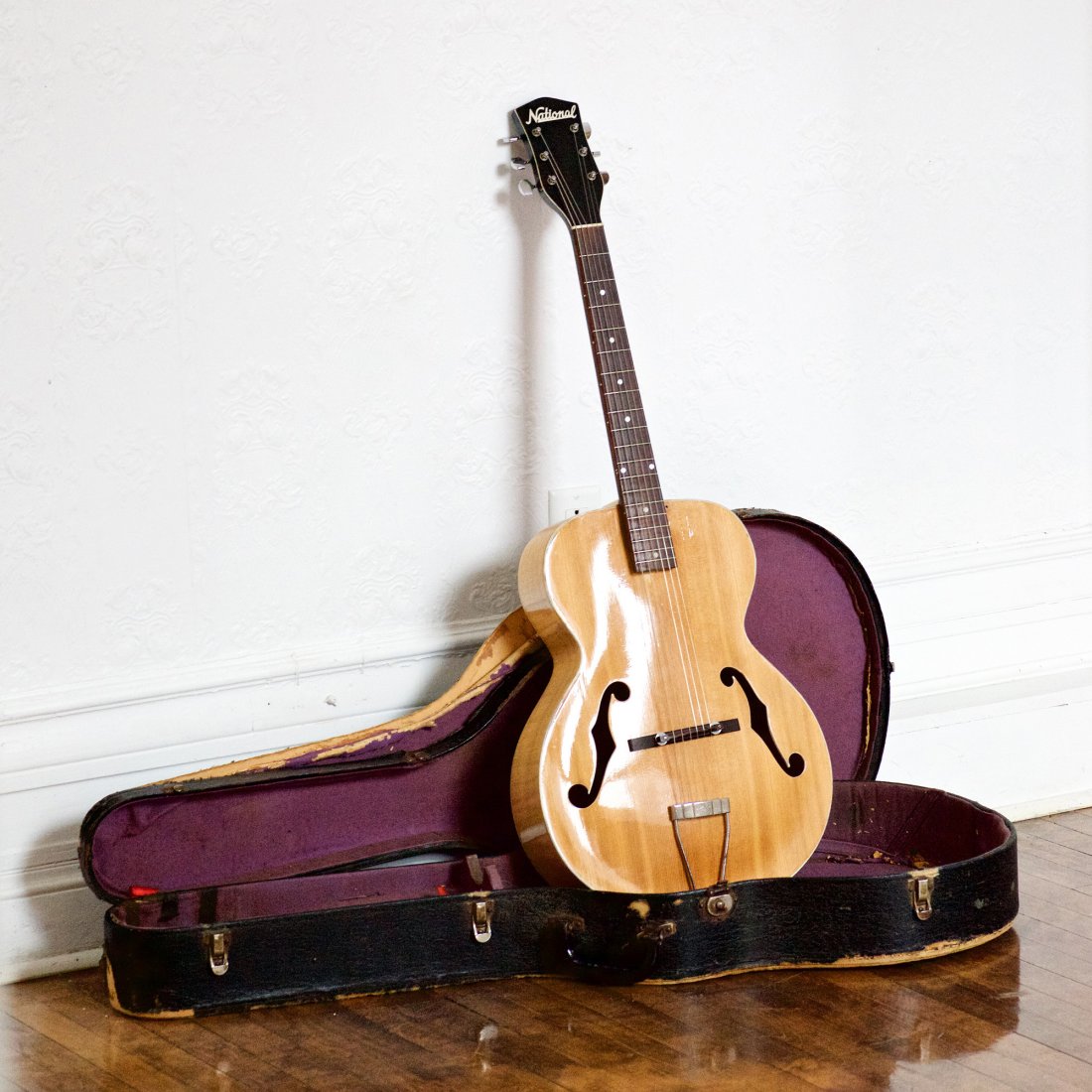 1953 National 1140 Archtop Acoustic Guitar Natural (1 of 6)