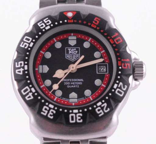 Vintage Tag Heuer Black Red 374 508 Quartz Ladies Watch Jun 04 2019 Champagne Auctions In Canada