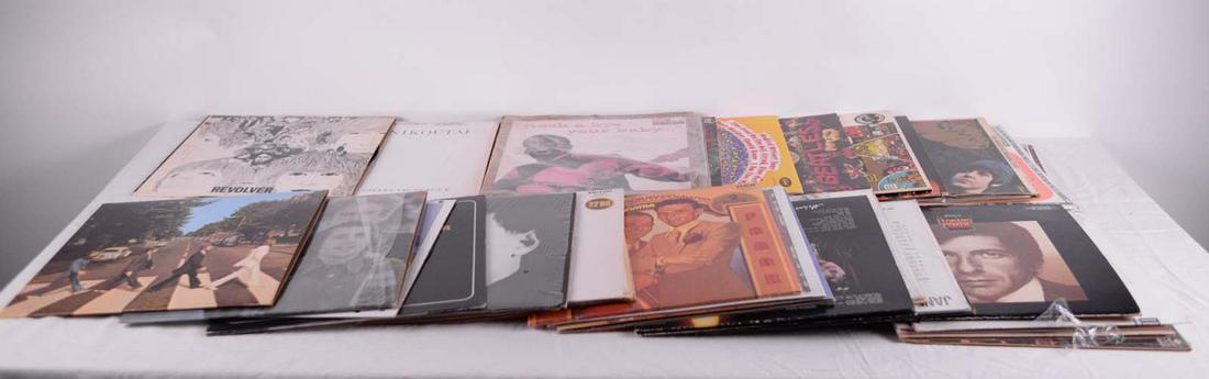 Lot of 38 vinyl records, variety (1 of 2)