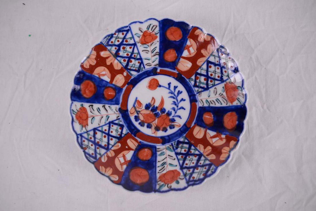 Porcelain Imari style plate - XIXe siècle (1 of 2)